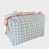Wren Gingham Ruffle Carry-All
