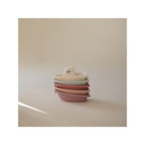 Mushie Bath Boats Play set (set of 5) - Petal