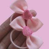 Sweetheart Bow Hair Ties
