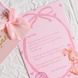 Easter Bunny Letter Pink