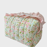 Greta Gingham Ruffle Carry-All