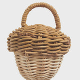 Acorn Rattan Rattle