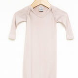 Merino Gown - Pink Stripe