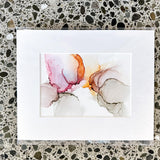 Original Alcohol Ink Artwork - Fields In Bloom 3