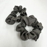 Linen Scrunchie - Dark Grey