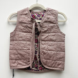 Reversible Quilted Vest - Floral