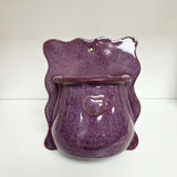 Frilled Plant Pot Wall Holder - Mulberry