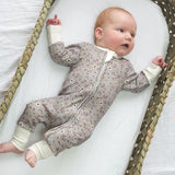 River Floral Zip Romper - Duskfall
