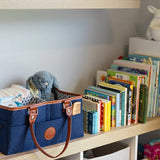 Luxe Baby Nappy Caddy - Navy