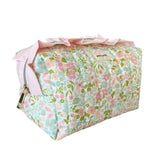 Greta Gingham Ruffle Carry-All