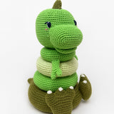 Handmade Crochet Stacking Dinosaur