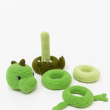 Handmade Crochet Stacking Dinosaur