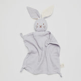 Organic Muslin Bunny Lovey Frost with Milk ears