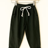Boston Linen Pants - Dark Green