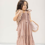 Little Fur Vest – Dusk Rose