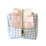 Wren Gingham Ruffle Carry-All