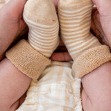 Organic 3-pack Terry Socks – Striped