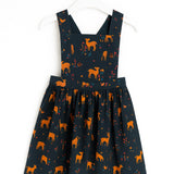 Riley Pinafore Dress - Deer