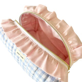 Wren Gingham Ruffle Carry-All