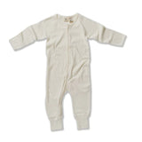 Organic Long Sleeve Zip Romper