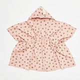 Hooded Towel Sunny Blush/Plum Organic Muslin