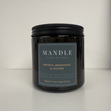 Mandle Candle - Whisky | Woodsmoke & Leather