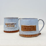 Handmade Pottery Mug – Gold Lustre Abundantly Blessed