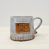 Handmade Pottery Mug – Gold Lustre More Than Enough