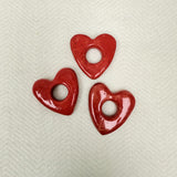 Heart Flat Single Flower Stone