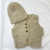 Wool Vest + Hat