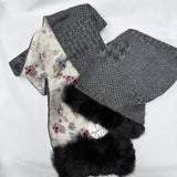 Linen/Wool/Viscose/Possum Fur Scarf