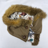 Linen/Wool/Viscose/Possum Fur Snood/ Scarf