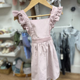 Corduroy Pinafore Dress - Blush Pink