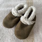 Lambskin Booties - Sage