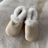 Lambskin Booties - Cream
