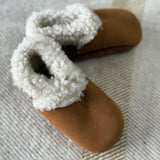 Lambskin Booties - Tan