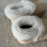 Lambskin Booties - Cream