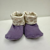 Cotton Waffle/ Merino Booties