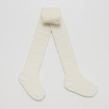 Merino Wool Cable Tights | Natural