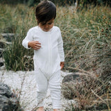 Organic Long Sleeve Zip Romper