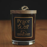 MIDNIGHT EMBER SCENTED BEESWAX CANDLE