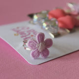 Lilac Daisy Statement Ring