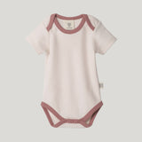 Short Sleeve Bodysuit - Petal Contrast