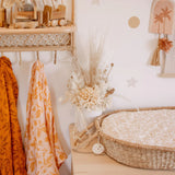 Golden Vines Organic Muslin Wrap Swaddle