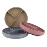 Divided suction plate