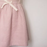 Linen Skirt - Dusty Pink