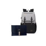 Payton Nappy Backpack: Black/Grey