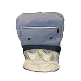 Payton Nappy Backpack: Black/Grey