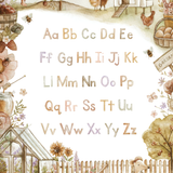 Millar Mouse Garden Alphabet  Print