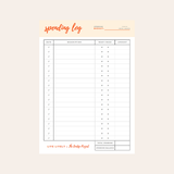 Expense Tracker Pad (A5)